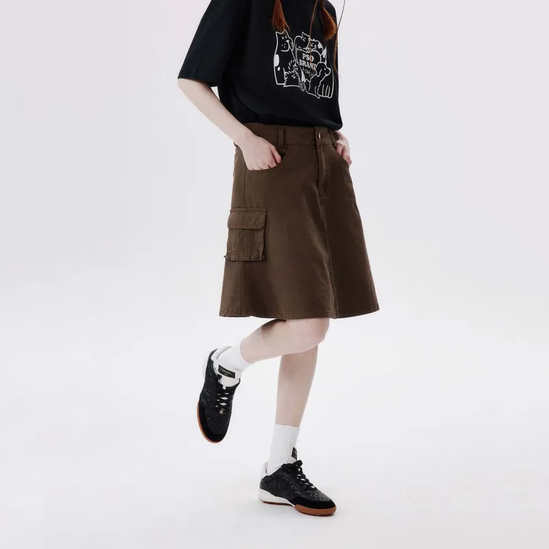 PSO Brand Cargo Short Skirts Women's-5