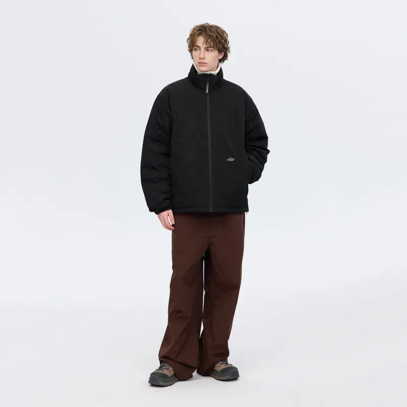 PSO Brand Down Jacket Unisex Amber Black-4