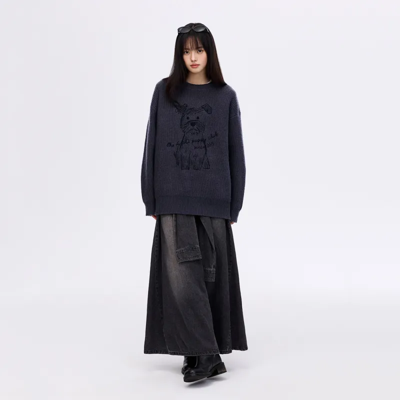 PSO Brand Sweater Unisex Violet Gray-4