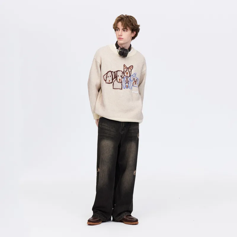 PSO Brand Puppy Series Sweater Unisex Apricot-4
