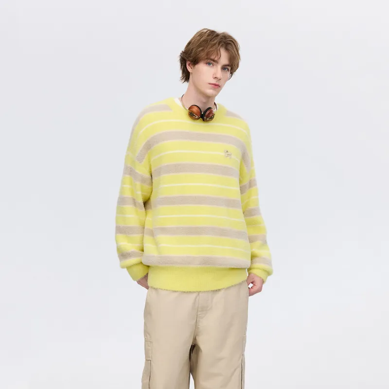 PSO Brand Sweater Unisex Yellow-3