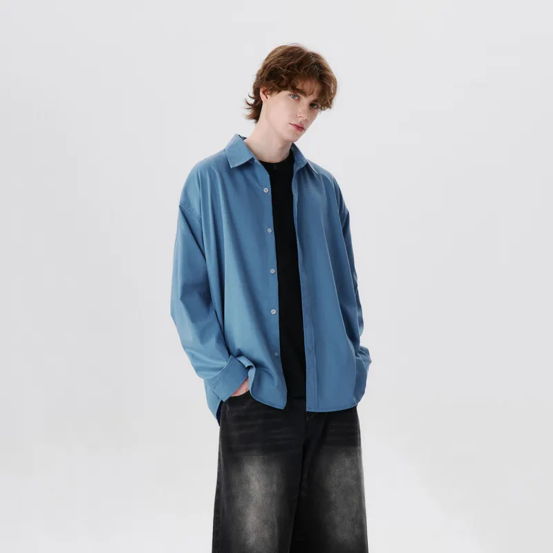 PSO Brand Shirt Unisex Dusty Blue-1