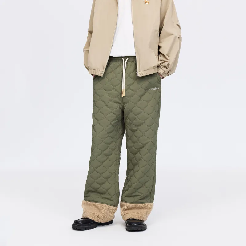 PSO Brand Casual Pants Unisex Olive Green-3