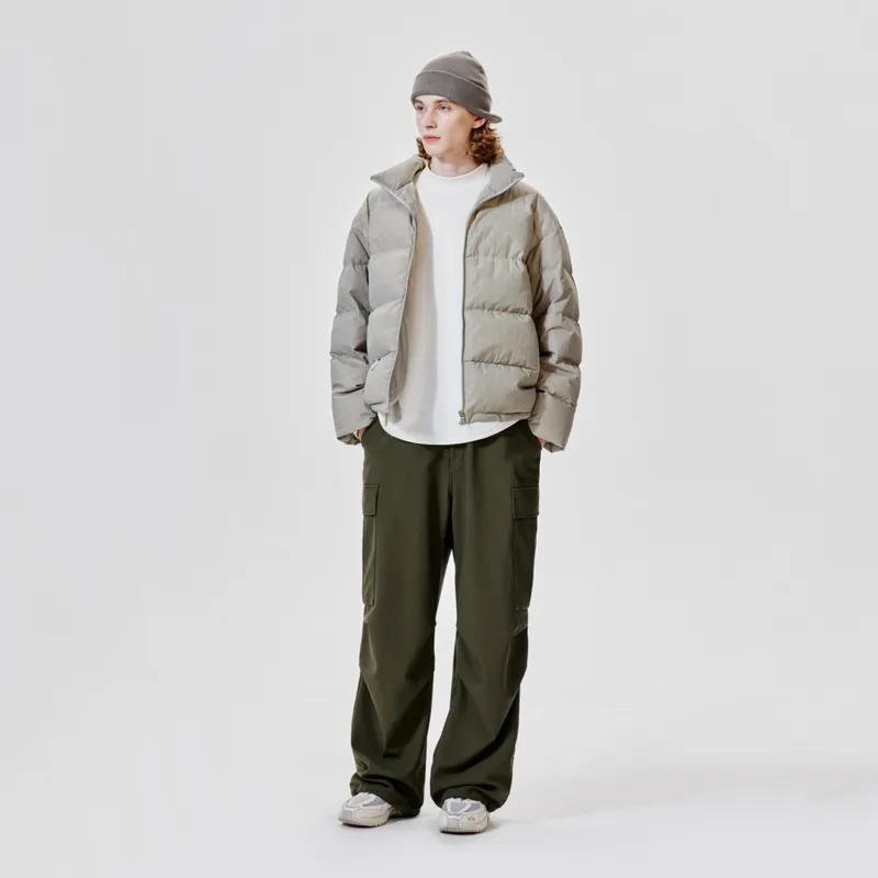 PSO Brand WHITE Series Down Jacket Unisex Apricot-3