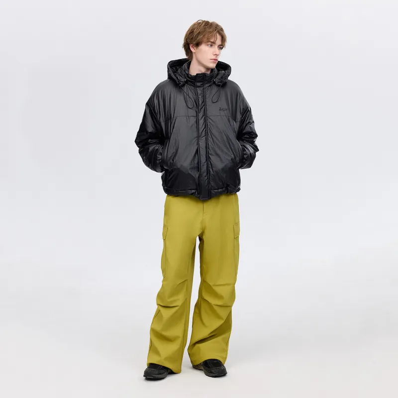 PSO Brand Puffer Jacket Unisex Black-3