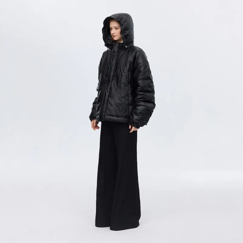 PSO Brand Puffer Jacket Unisex Black-4
