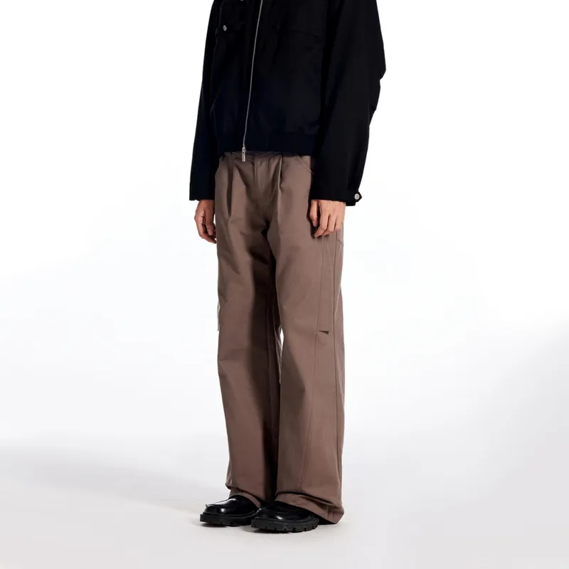PSO Brand WHITE Series Cargo Pants Unisex Gray Rose Brown-5