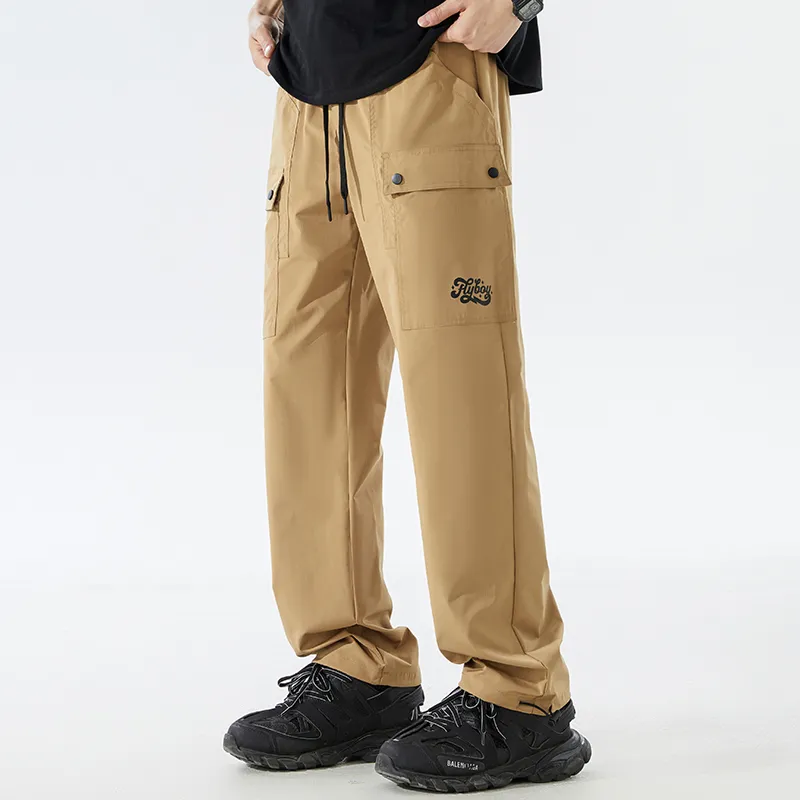 FlyboyCsc Cargo Pants Unisex Khaki-2