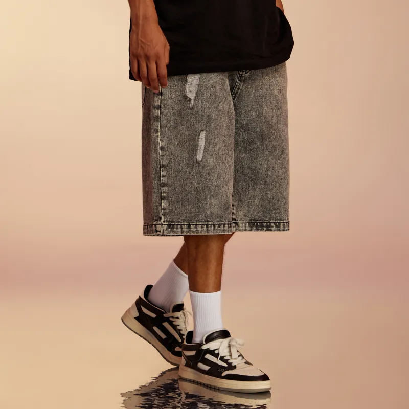 ICONS Lab Denim Shorts Unisex-12