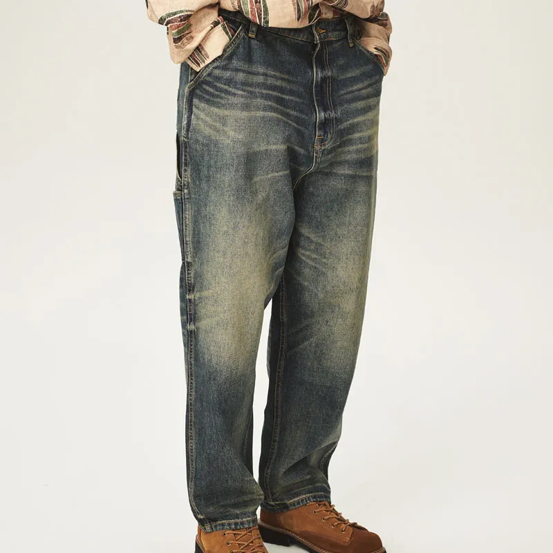 TEKABLU Jeans Men Denim Blue-6
