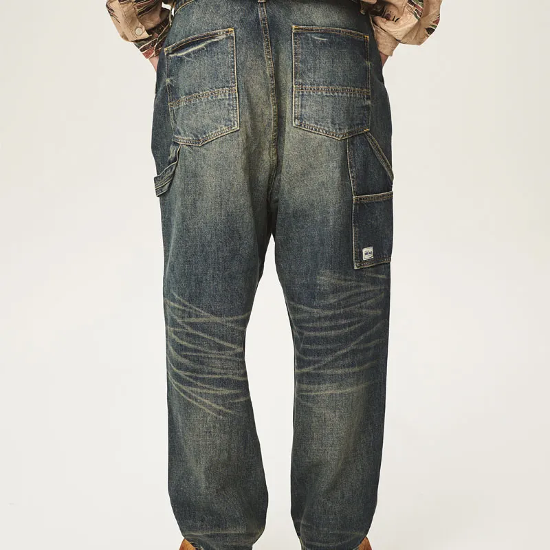 TEKABLU Jeans Men Denim Blue-7
