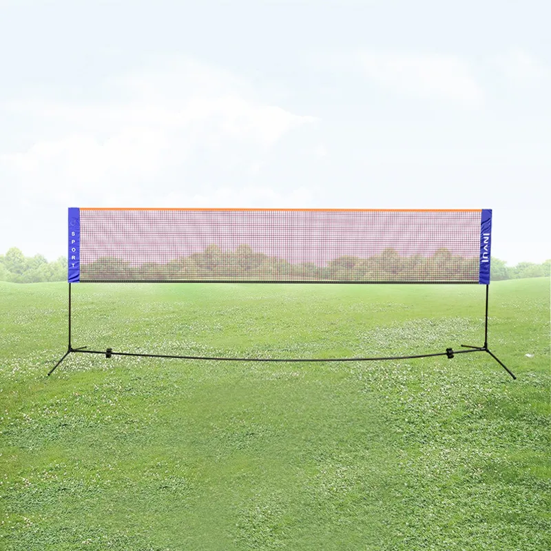 INVUI Foldable And Portable Badminton Nets Frame And Net Posts-1