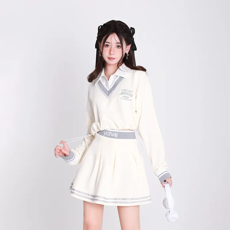 YuChaJia Two Piece Skirt Sets Women's-1