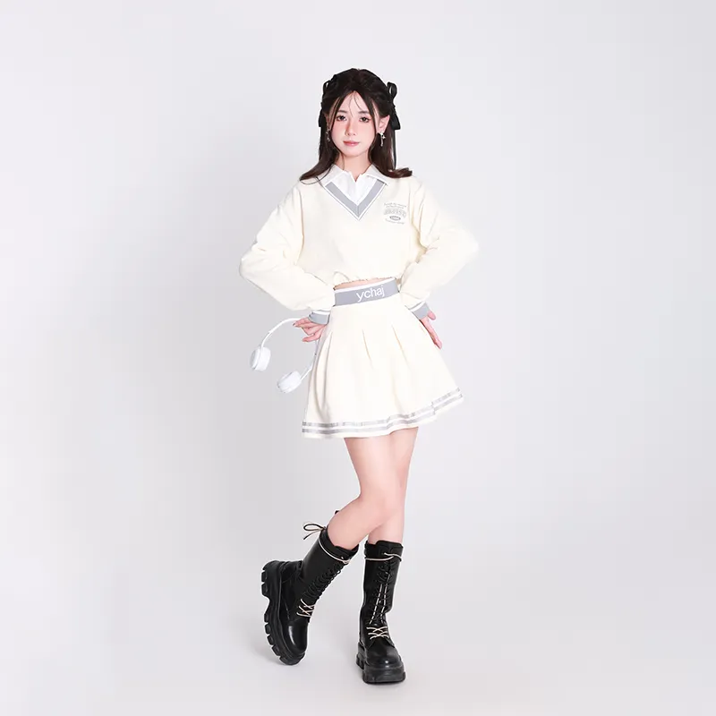 YuChaJia Two Piece Skirt Sets Women's-6