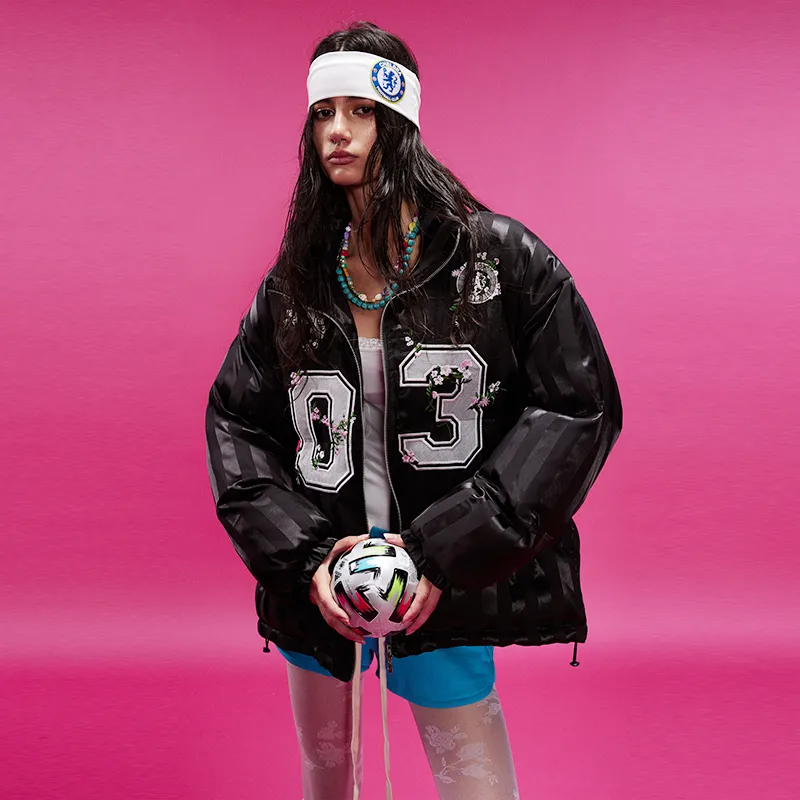 BE ALL KABUTO Puffer Jacket Unisex-5
