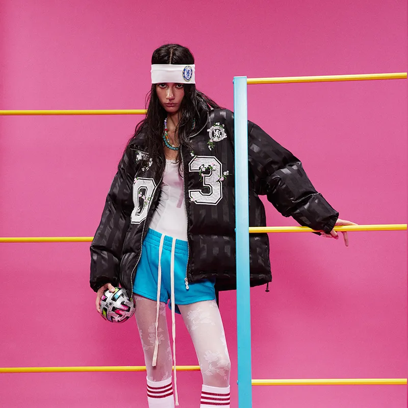BE ALL KABUTO Puffer Jacket Unisex-3