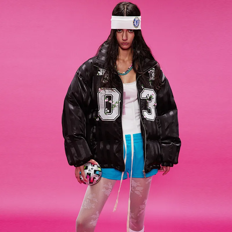 BE ALL KABUTO Puffer Jacket Unisex-2
