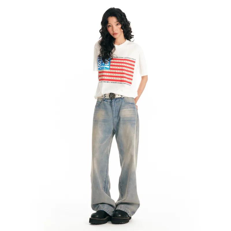 YAOJIUJIUQI Jeans 1997 Post Office Unisex-2
