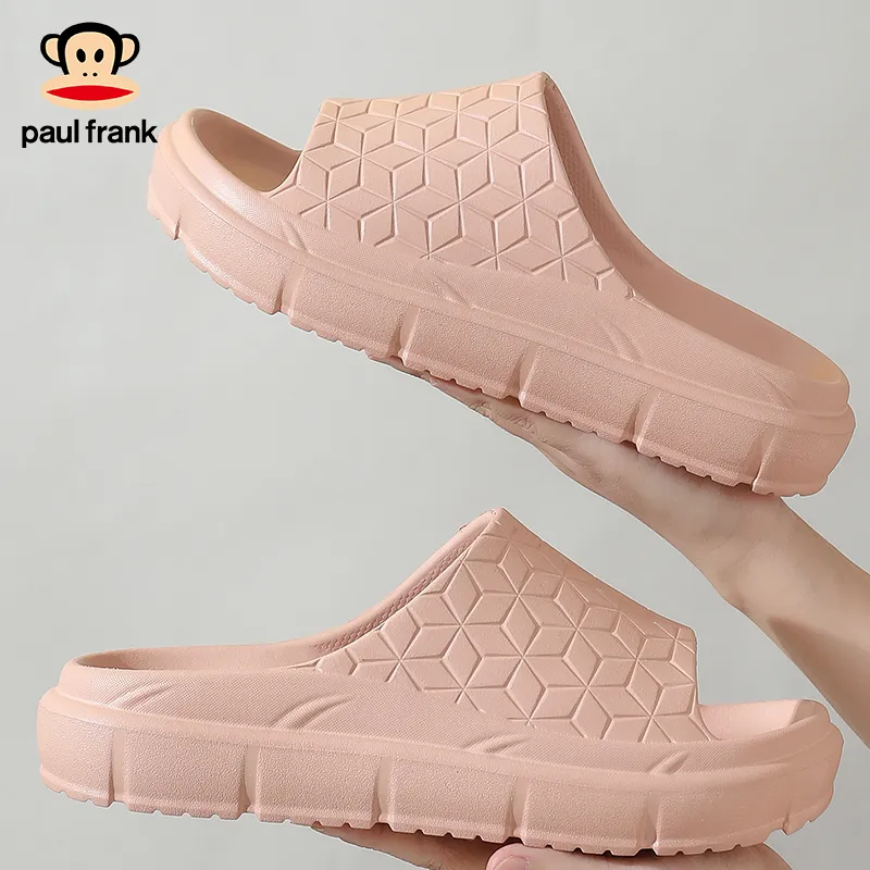 PAUL FRANK Summer Slip Resistant Odor Resistant Bathing Couple Home Comfortable Minimalist Style Slide Slipper-15