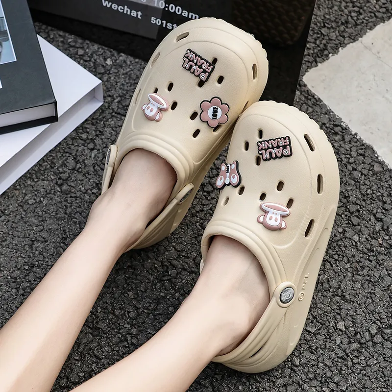 PAUL FRANK Comfortable Slip Resistant And Abrasion Resistant Slippers Unisex Couple's Gray-6