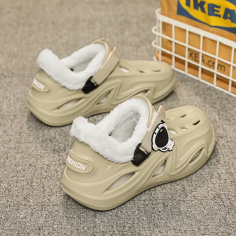 Darcy Sen Cotton Slippers White/Black/Khaki-21
