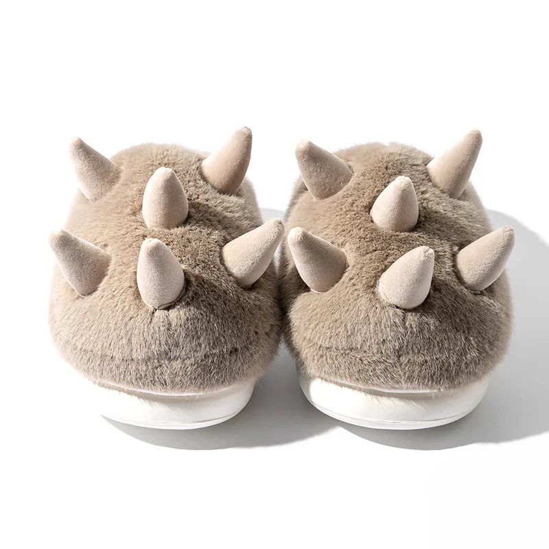 Darcy Sen Cotton Slippers Gray/Apricot-2