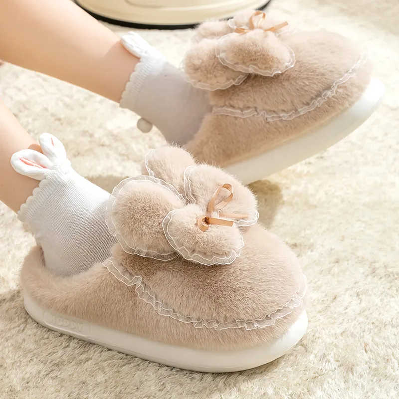 Darcy Sen Home Slippers Gray/Ecru/Apricot-12