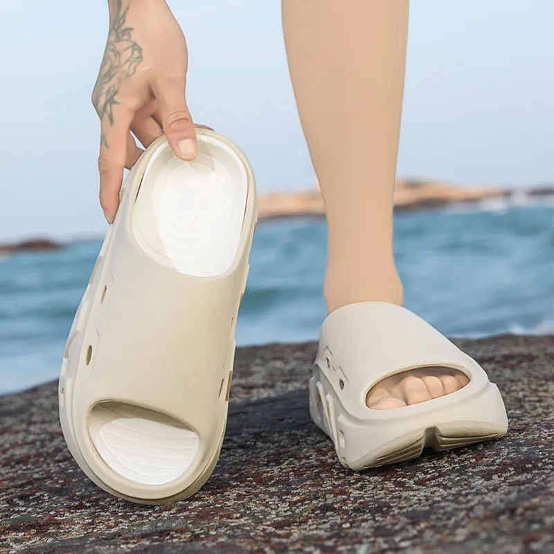 Darcy Sen Slippers Black Gray/Light Green/Khaki White/White Black-17