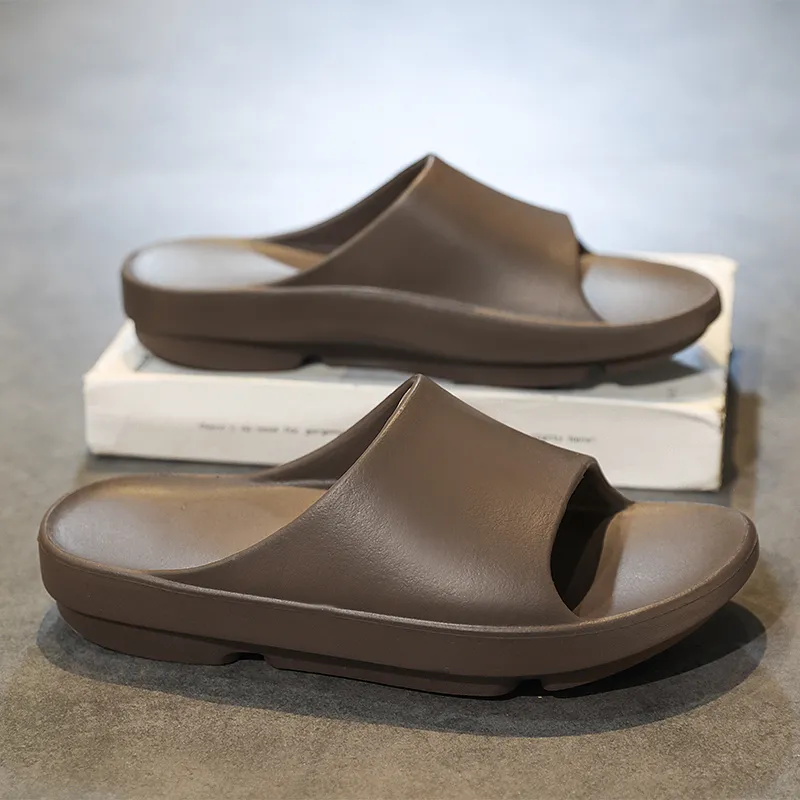 Darcy Sen Slippers Dark Brown/Black/Ecru-6
