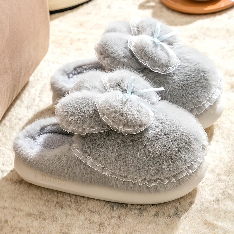 Darcy Sen Home Slippers Gray/Ecru/Apricot-16