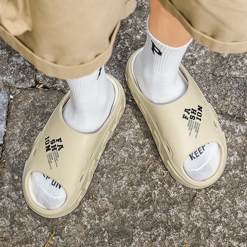 Darcy Sen Slippers Black Gray/Light Green/Khaki White/White Black-67