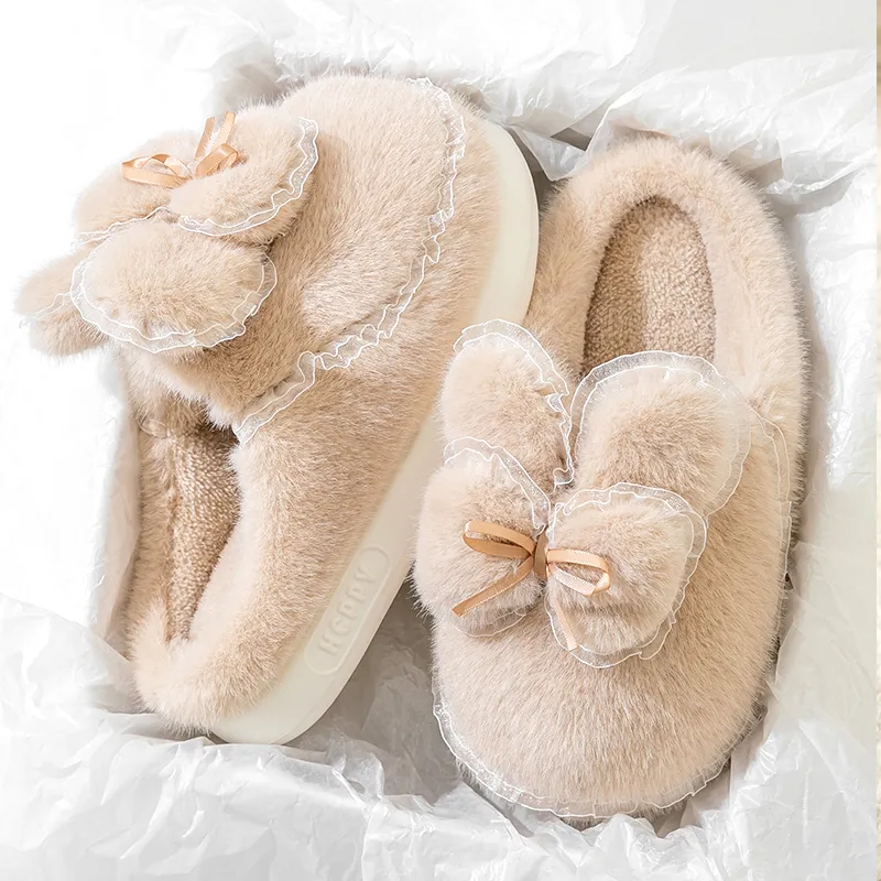 Darcy Sen Home Slippers Gray/Ecru/Apricot-11