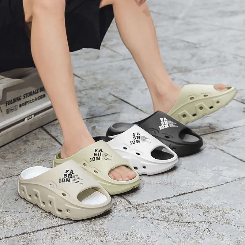 Darcy Sen Slippers Black Gray/Light Green/Khaki White/White Black-69