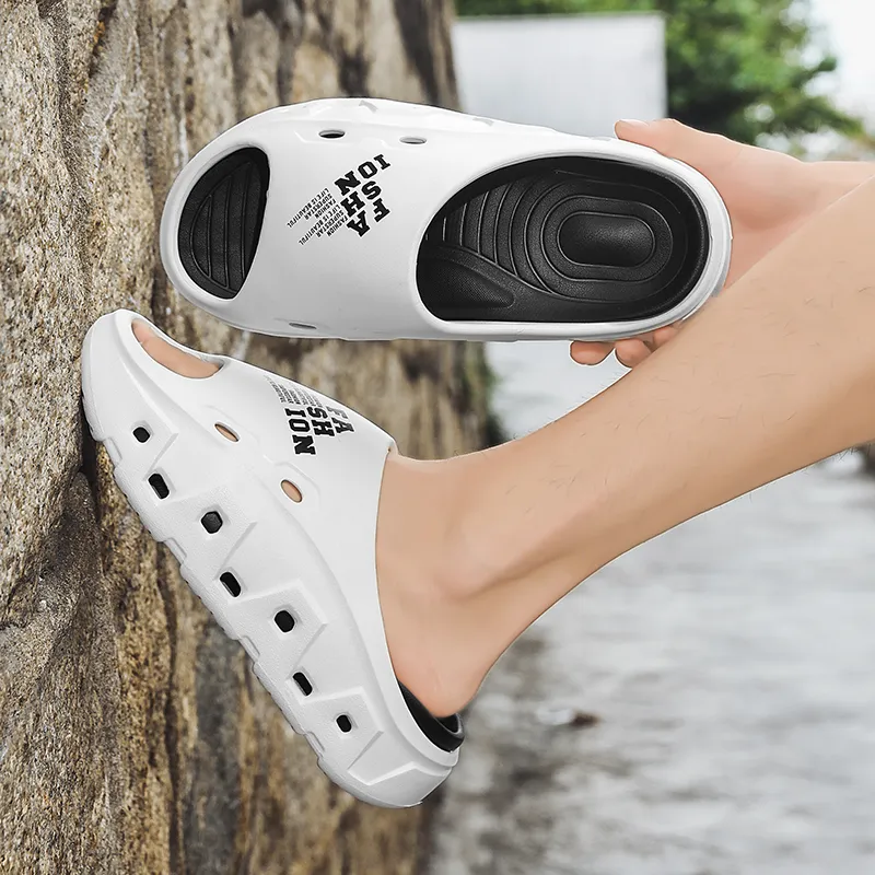 Darcy Sen Slippers Black Gray/Light Green/Khaki White/White Black-81