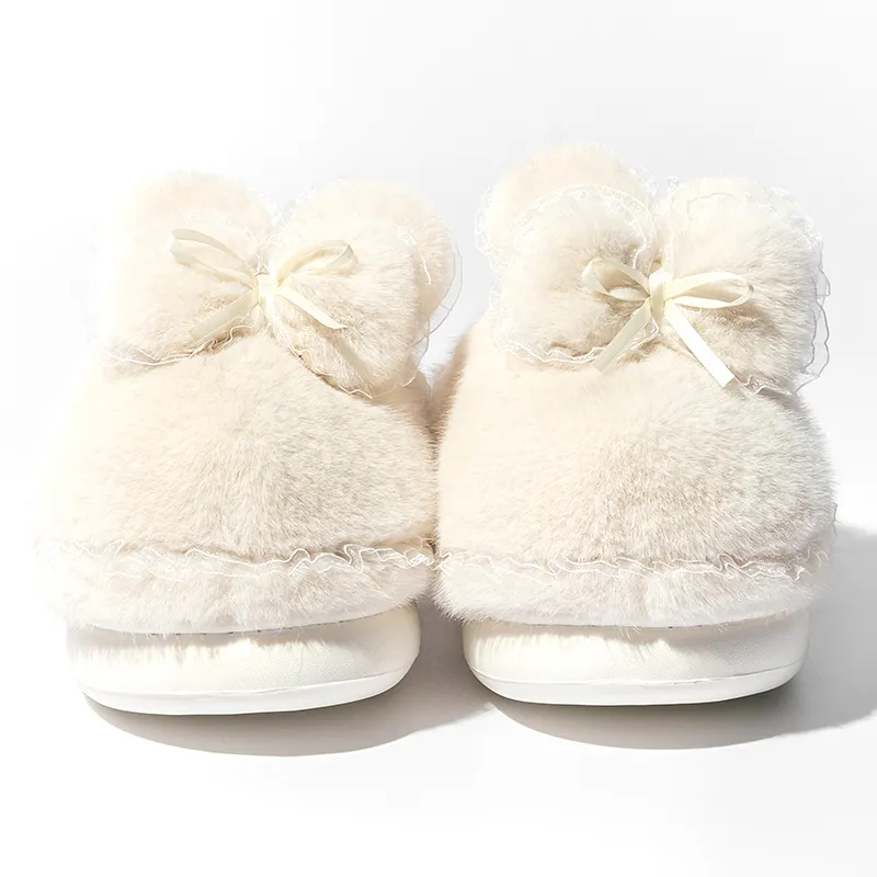 Darcy Sen Home Slippers Gray/Ecru/Apricot-2