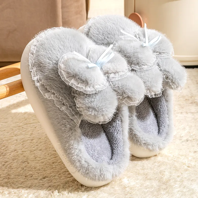 Darcy Sen Home Slippers Gray/Ecru/Apricot-19