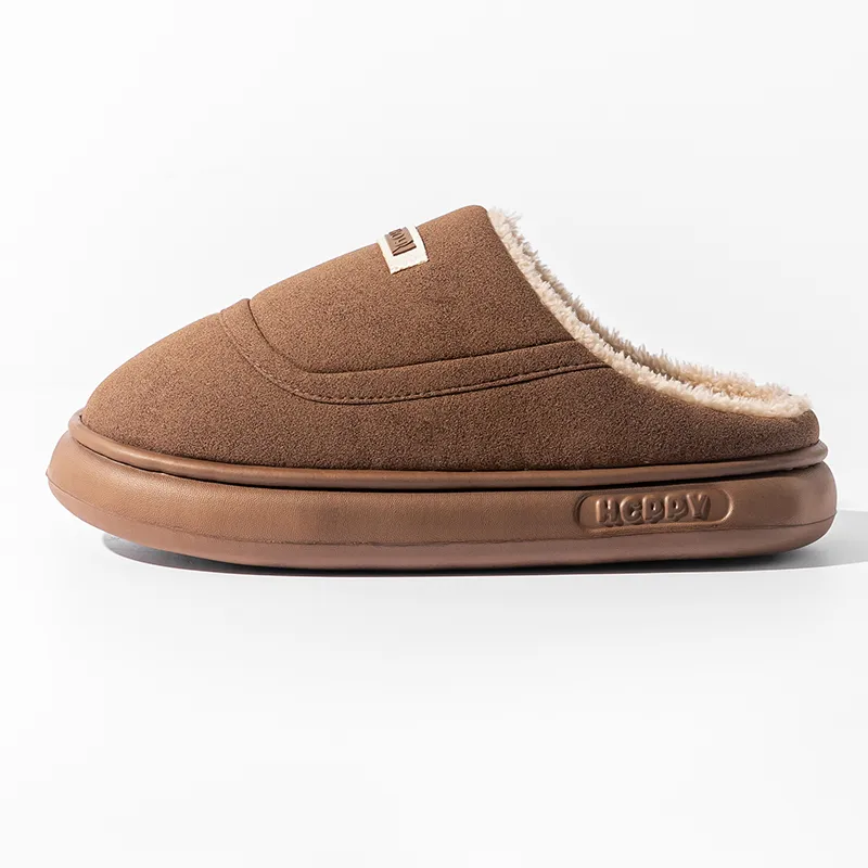 Darcy Sen Cotton Slippers Khaki/Dark Brown/Apricot-9