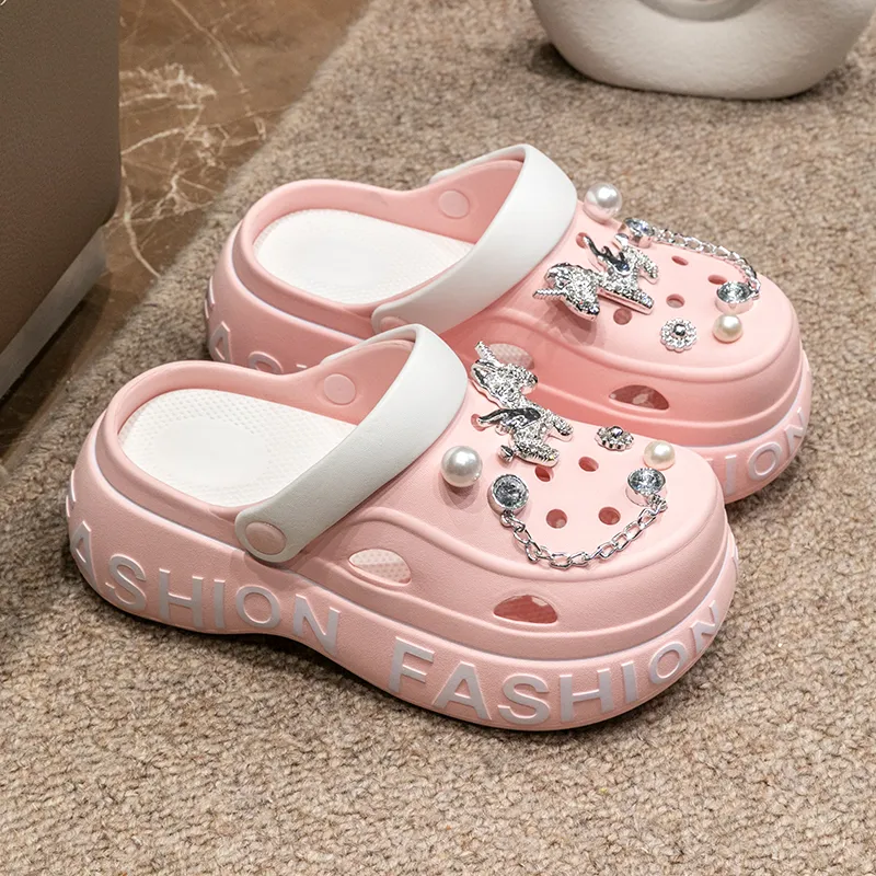 Darcy Sen Sandal Slippers Beige Brown/Black Green/Pink White-16