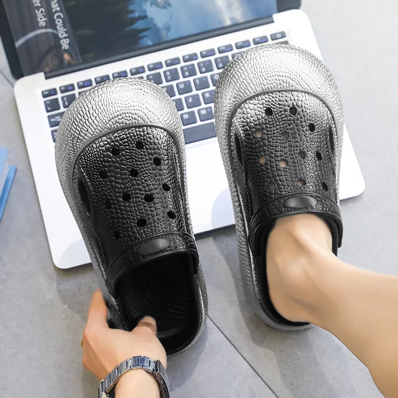 Darcy Sen Slippers / Home Slippers Black Silver-14