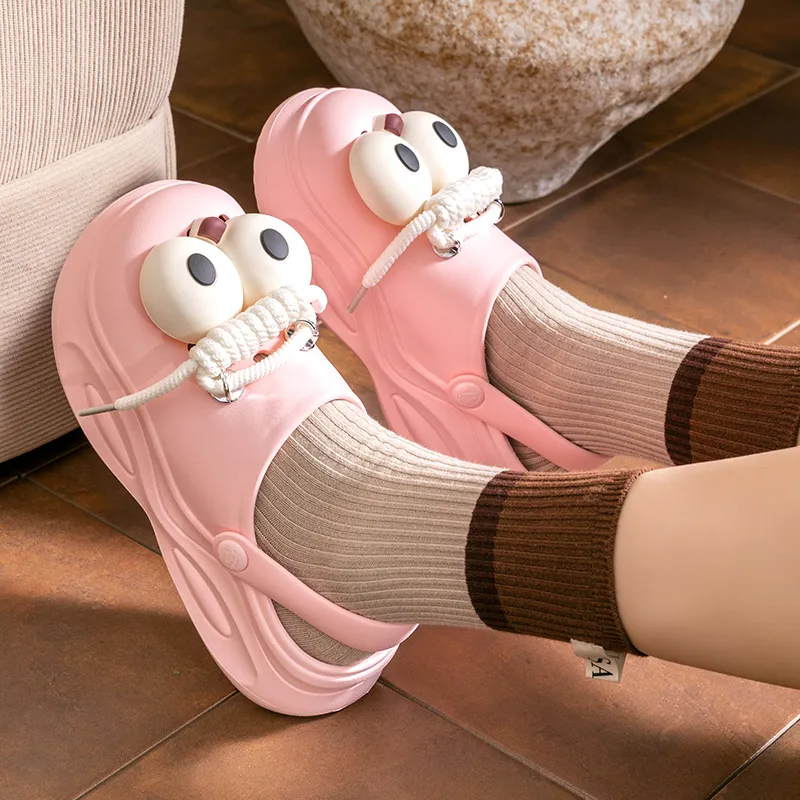 Darcy Sen Slippers Pink Black Beige-13