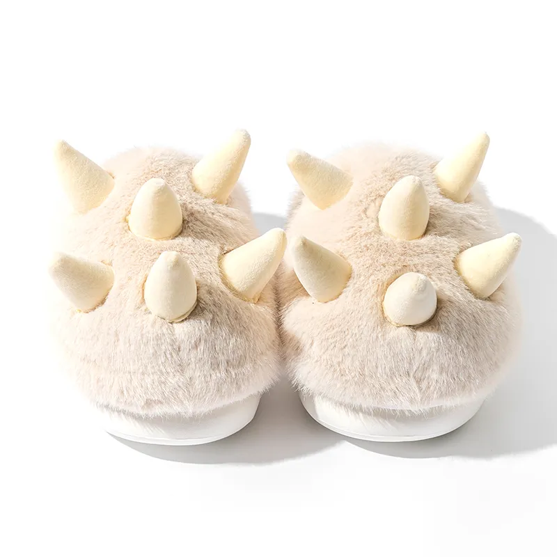 Darcy Sen Cotton Slippers Gray/Apricot-9