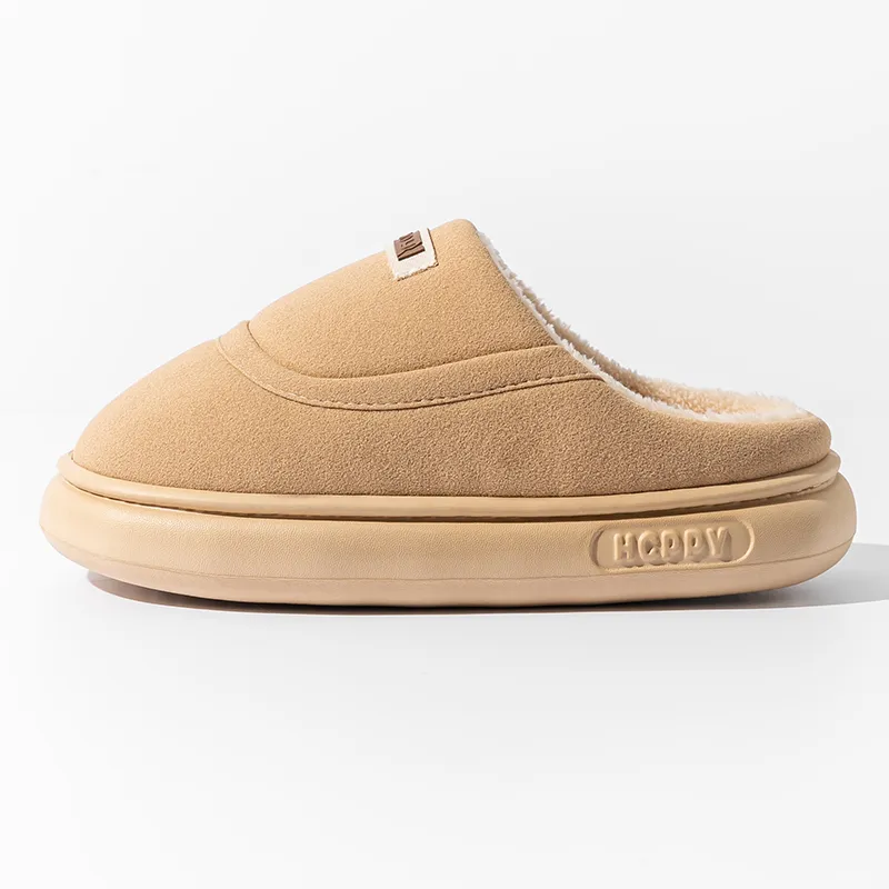 Darcy Sen Cotton Slippers Khaki/Dark Brown/Apricot-1