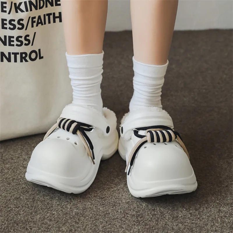 Darcy Sen Cotton Slippers Sand/black/white-16