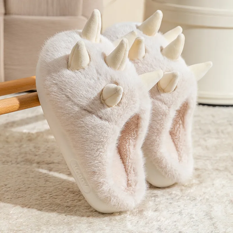 Darcy Sen Cotton Slippers Gray/Apricot-10
