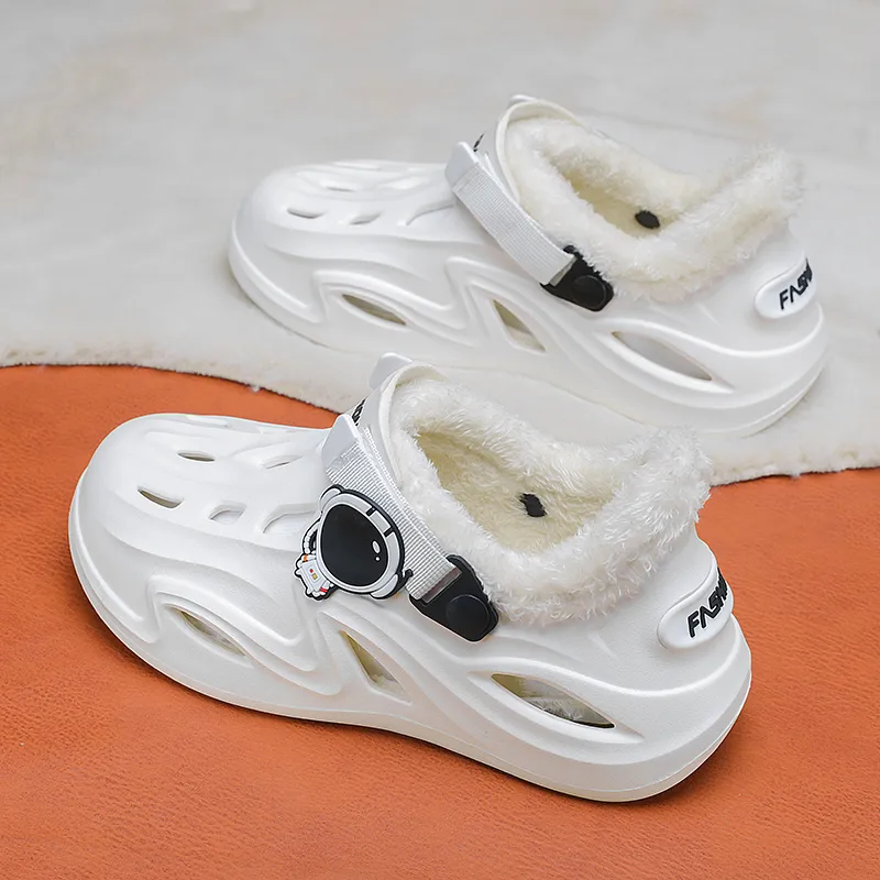 Darcy Sen Cotton Slippers White/Black/Khaki-3