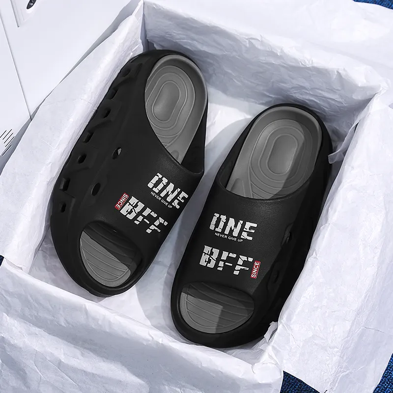Darcy Sen Slippers Black Gray/Light Green/Khaki White/White Black-32