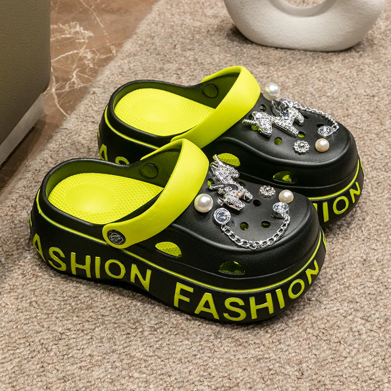 Darcy Sen Sandal Slippers Beige Brown/Black Green/Pink White-9
