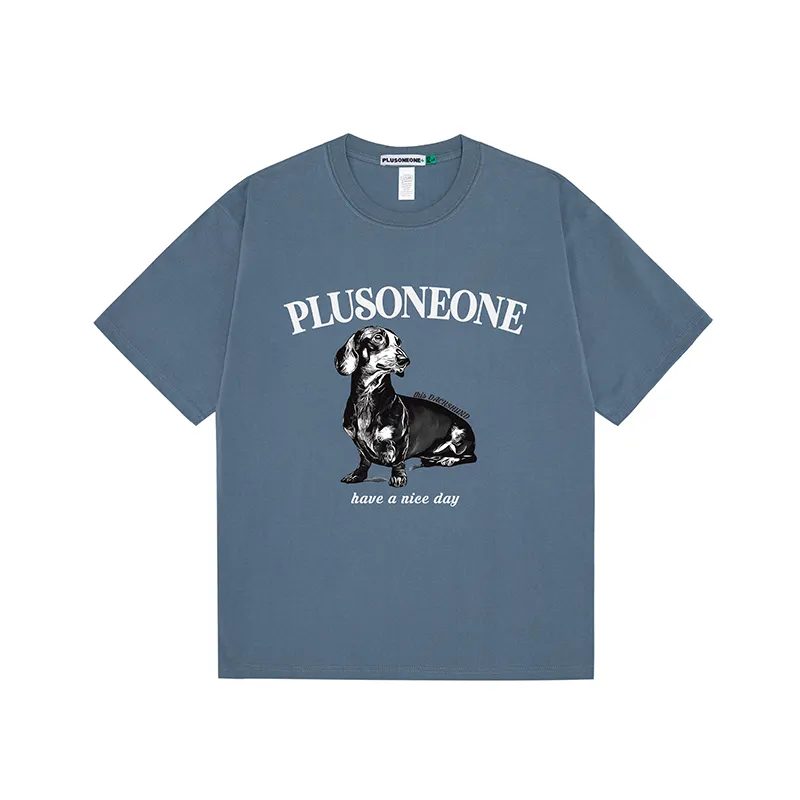 PLUSONEONE+ Short Sleeved T Shirts Unisex-12