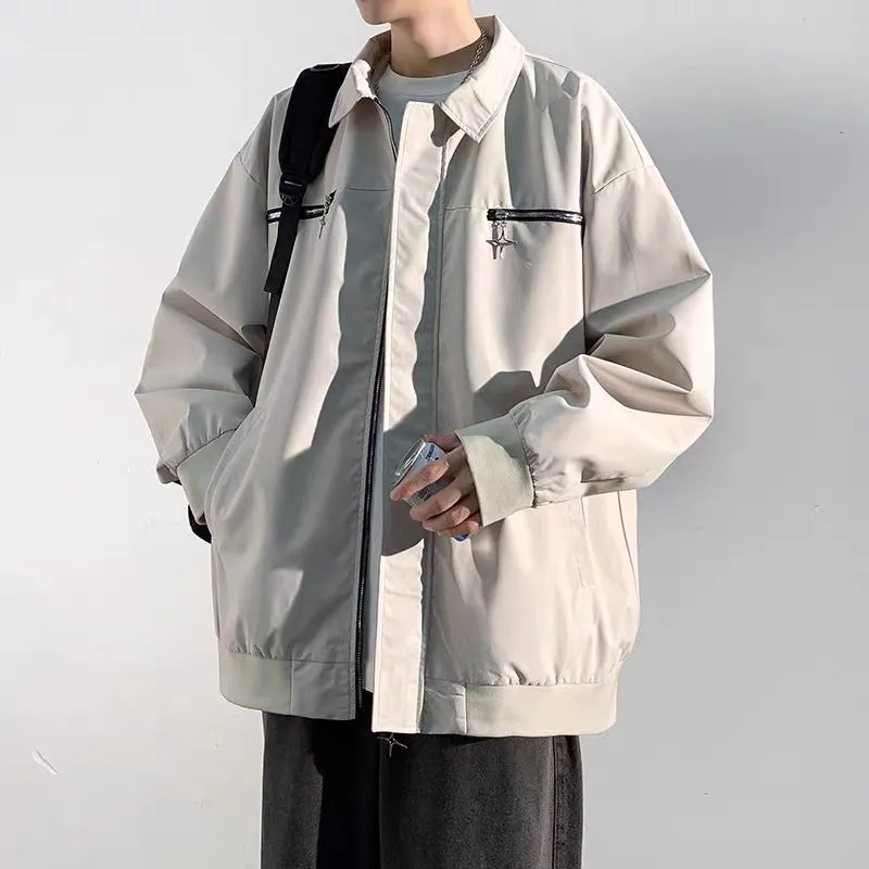 PLUSONEONE+ Casual Coat Loose Fit Versatile Unisex-1