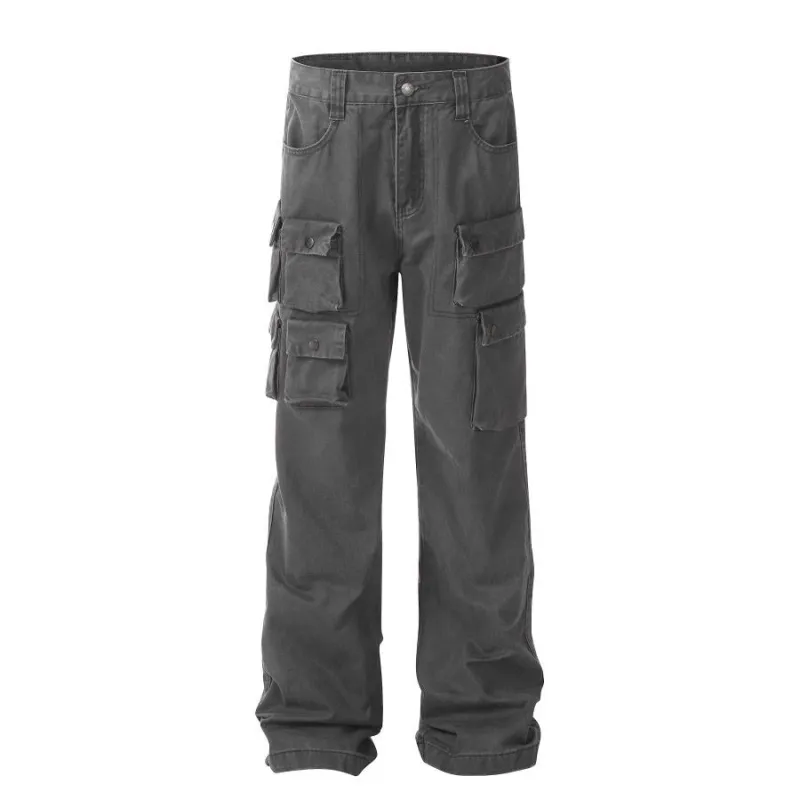 PLUSONEONE+ Denim Trousers Unisex-1